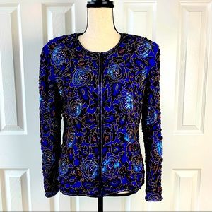 Stenay vintage formal beaded jacket - EUC